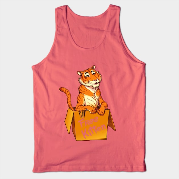 Free Kitten Tank Top by Tobe_Fonseca